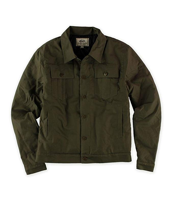 Ecko Unltd........ Mens Camo'd Issue Jkt Military Jacket