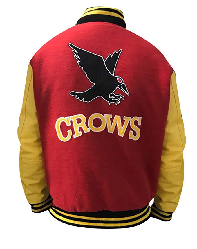 Crows Welling Smallville Clark Varsity Letterman Bomber Jacket