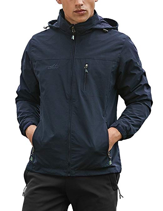 Alider Mens Lightweight Windbreaker Windproof Jacket