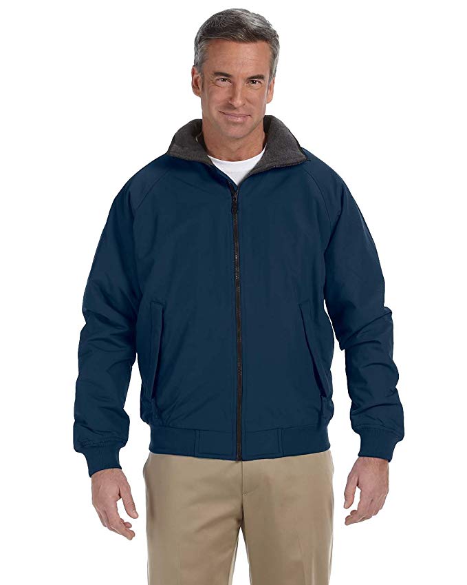 Devon & Jones Men's Three-Season Classic Jacket, Navy