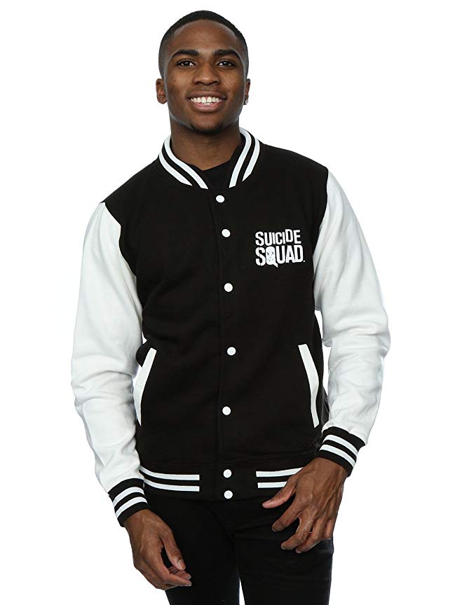 Suicide Squad Men's El Diablo Icon Varsity Jacket