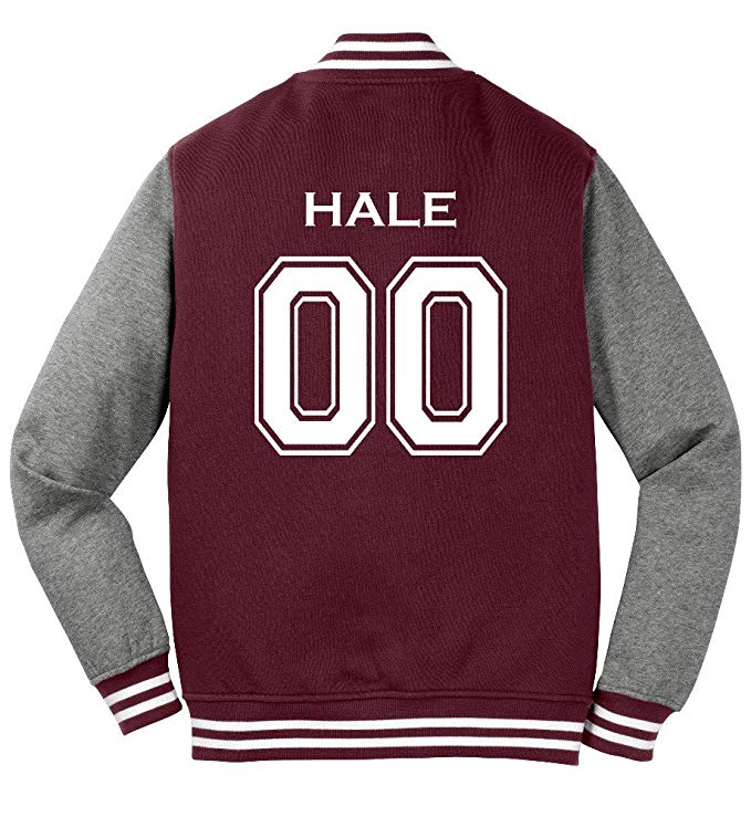 Adult Teen Wolf Beacon Hills Hale 2-Sided Sweatshirt Jacket