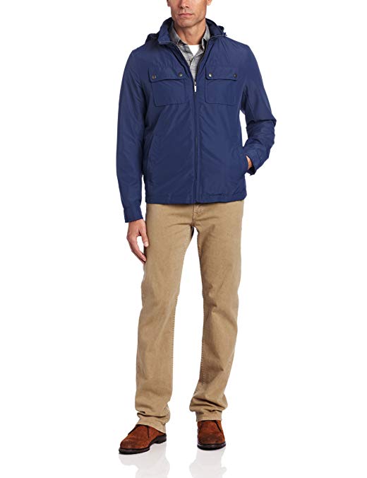 Dockers Men's Four Pocket Military Jacket