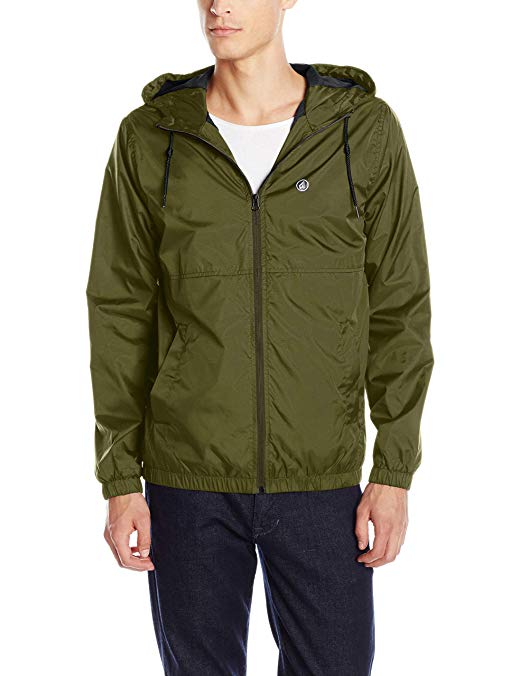 Volcom Men's Ermont Hooded Windbreaker Jacket