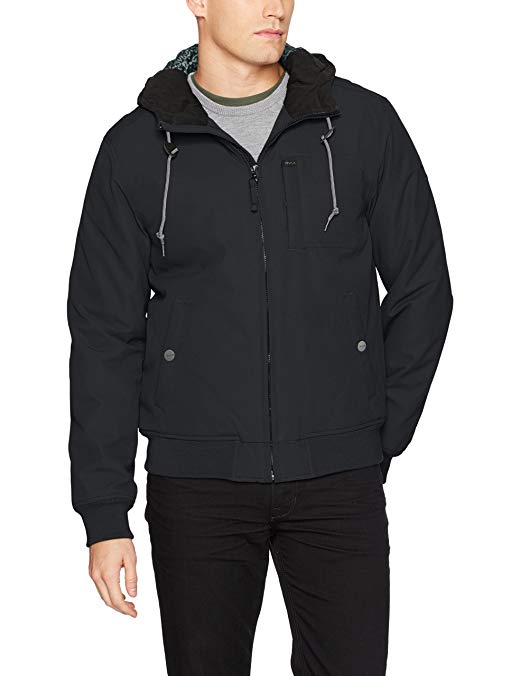 RVCA Men's Hooded Bomber Jacket