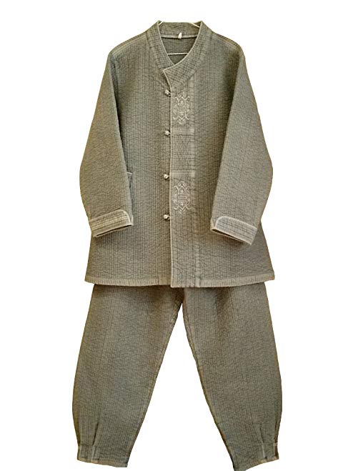 Altair 100% Cotton Quilted Jacket Pants Buddhist Zen Meditating Clothing