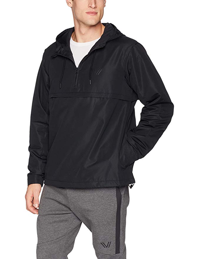 Peak Velocity Men's Zephyr Windbreaker Loose-Fit Anorak Jacket