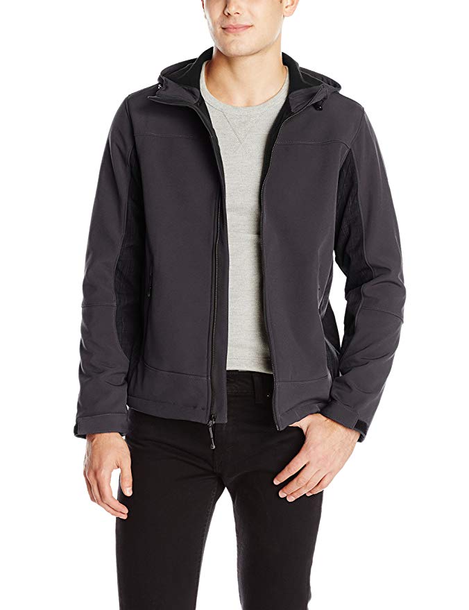 ZeroXposur Men's Bevel Hooded Softshell Jacket