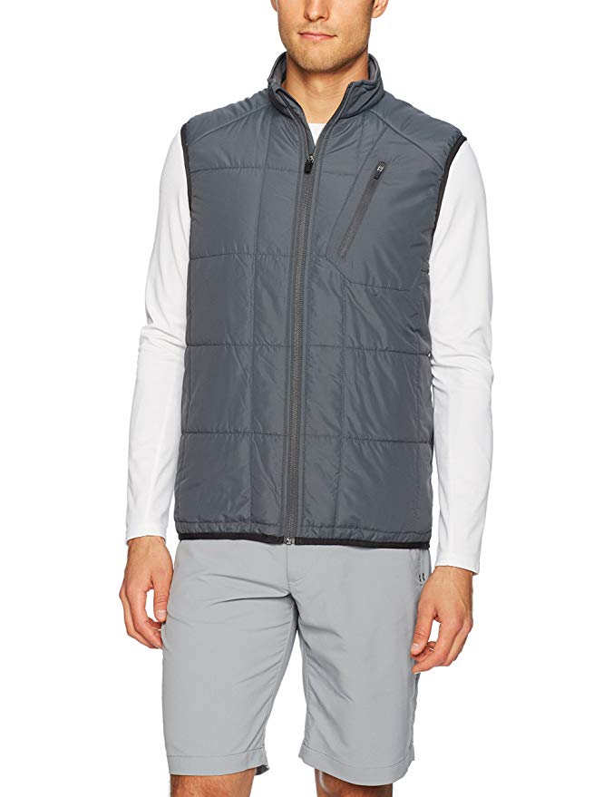 PGA TOUR Men's Elements Sleeveless Full Zip Vests