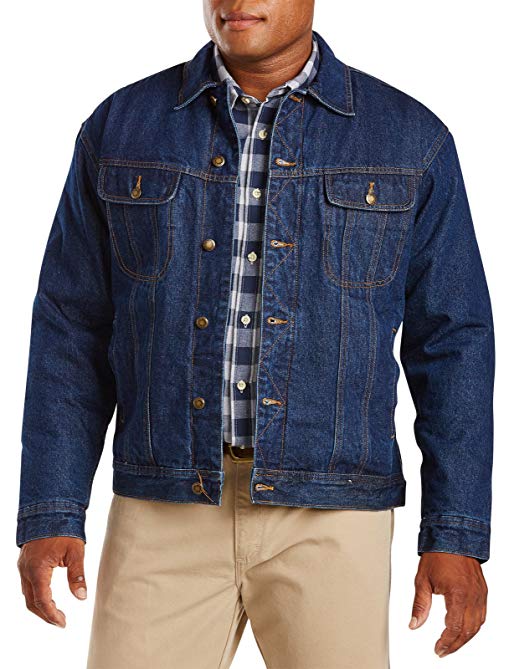 Wrangler Men's Sherpa Lined Denim Jacket