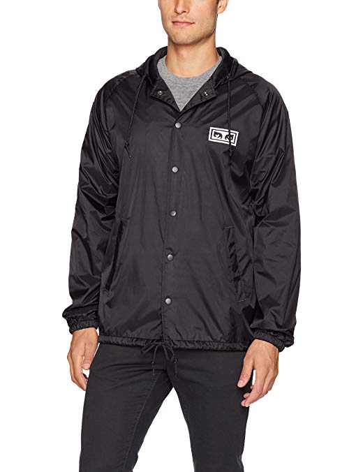 OBEY Men's No One Coaches Jacket