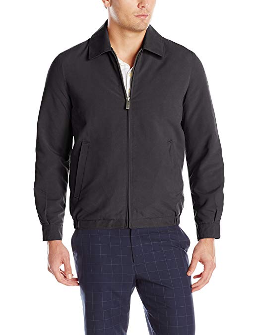 Perry Ellis Men's 27-Inch Microfiber Golf Jacket