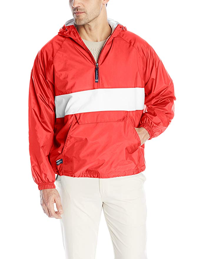 Charles River Apparel Men's Classic Striped Pullover Jacket