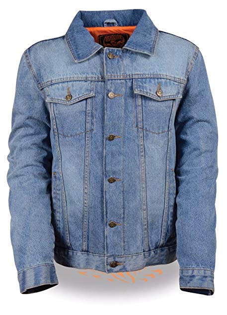 Milwaukee Denim Men's Classic Dean Jean Pocket Jacket w/Interior Gun Pocket