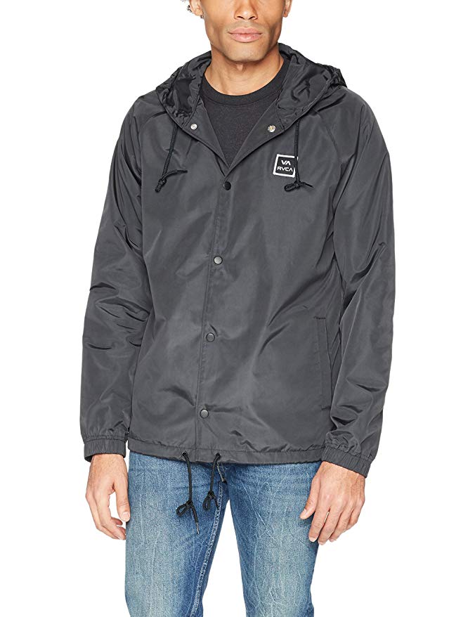 RVCA Men's Va Hooded Coach Jacket