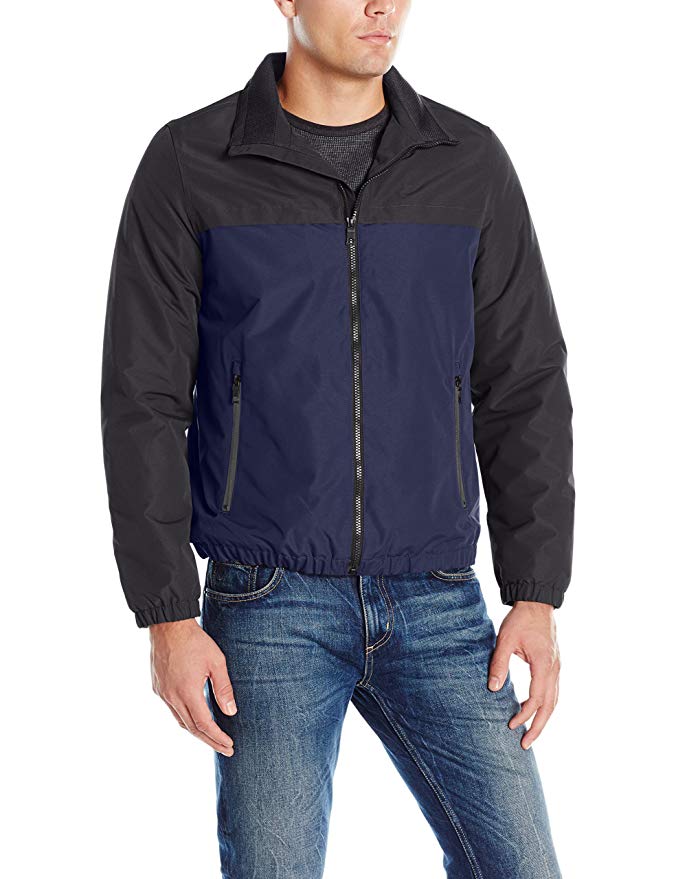 Nautica Men's Brushed Radiance Zip Front Jacket