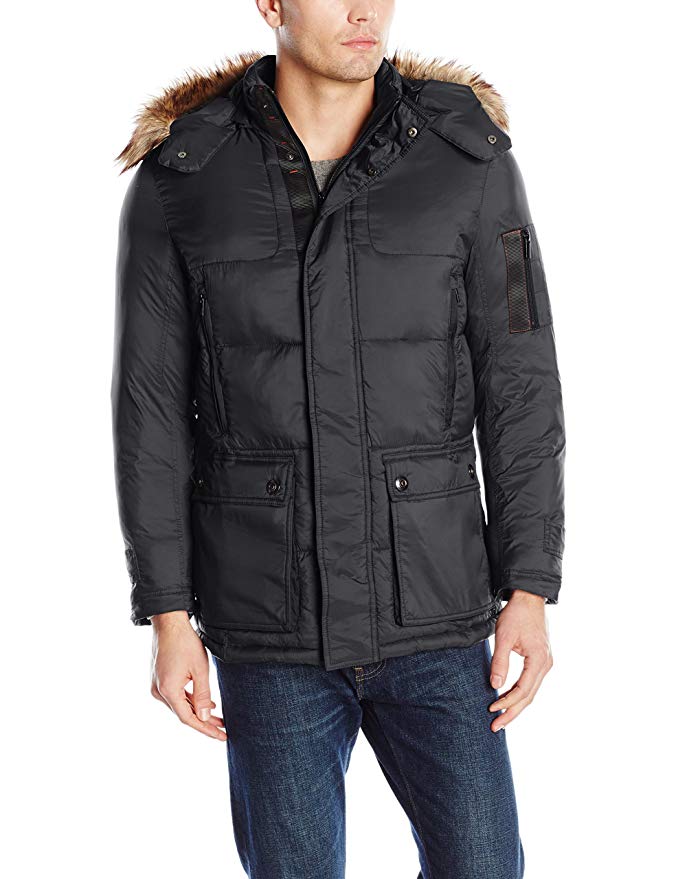 RFT by Rainforest Men's Sport Cire Parka with Removable Hood