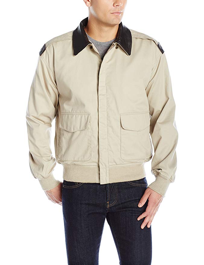 Cockpit USA Men's Cotton A-2 Flight Jacket