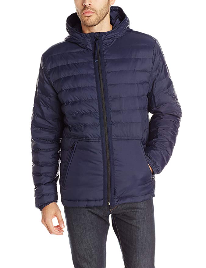 Lucky Brand Men's Nylon Hooded Jacket