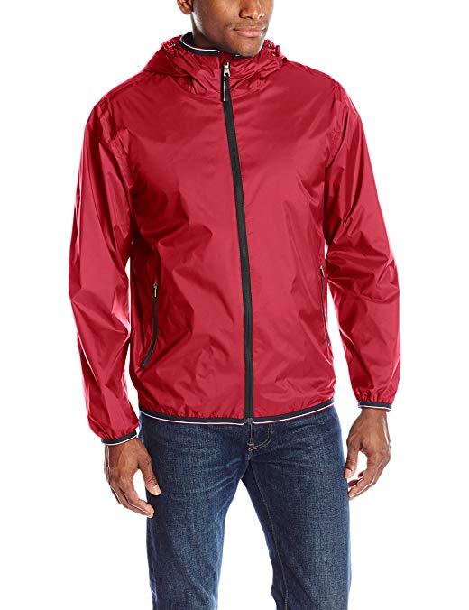 Tommy Hilfiger Men's Waterproof Breathable Rain Shell Jacket