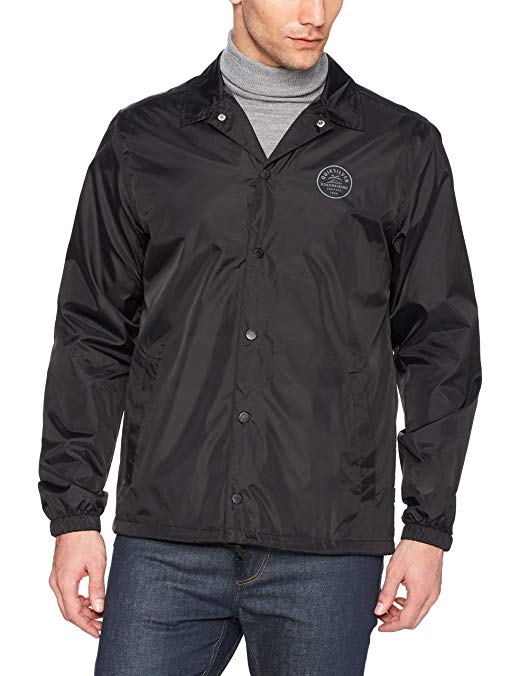 Quiksilver Mens Surf Coach Black Jacket Size