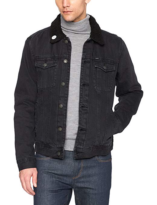 Obey Men's Off The Chain Regular Fit Denim Jacket