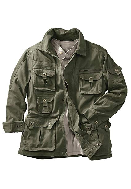 Boulder Creek Men's Big & Tall Multi-Pocket Jacket