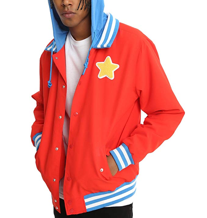 Steven Universe Varsity Button Up Hooded Coat