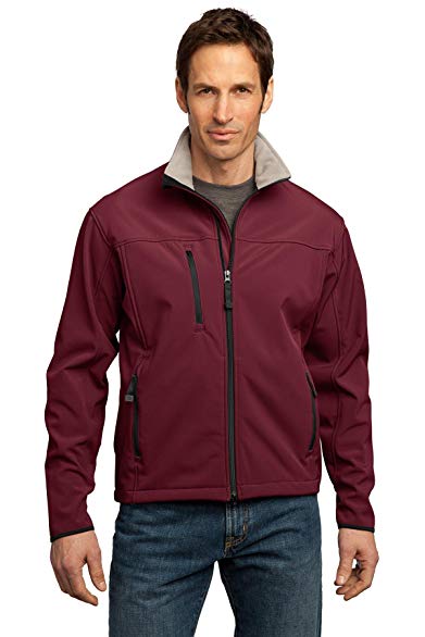 Port Authority Men's Waterproof Water Resistant Long Sleeve Soft Shell Jacket