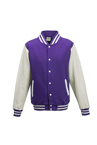 AWDis Varsity Jkt Purple/white