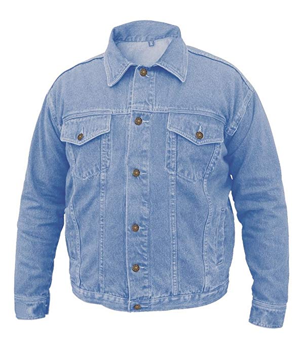 Men's AL2950 14 oz. Denim jackets X-Large Blue