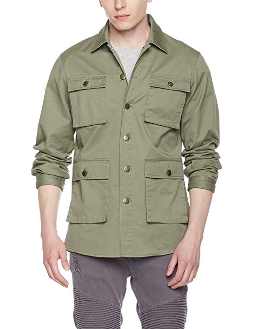 Quality Durables Co. Men's Stretch Canvas Shirt Jacket