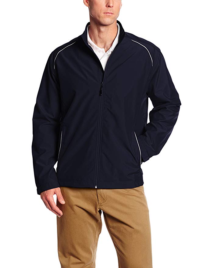 Cutter & Buck Men's Big-Tall Cb Weathertec Beacon Full Zip Jacket