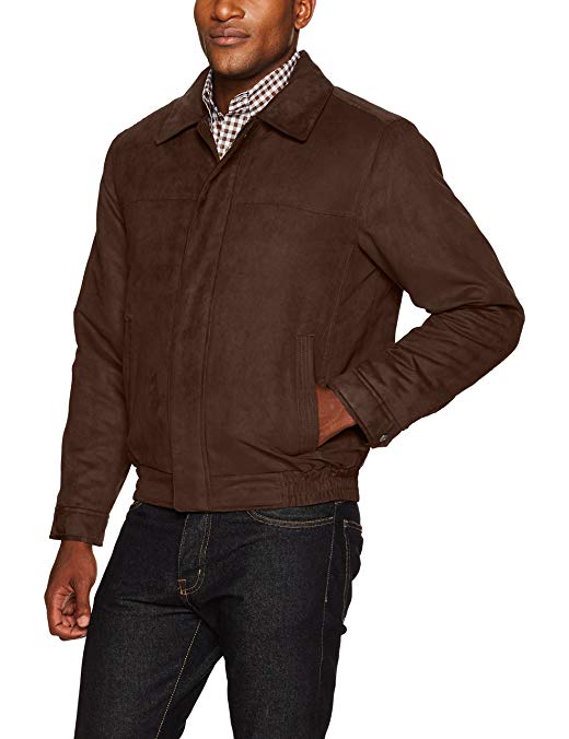 Weatherproof Garment Co. Men's Microsuede Filled Bomber Jacket