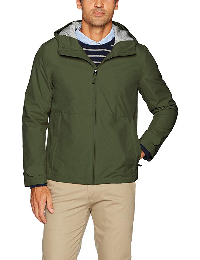 Dockers Men's Mason All Terrain Hooded Windbreaker Jacket