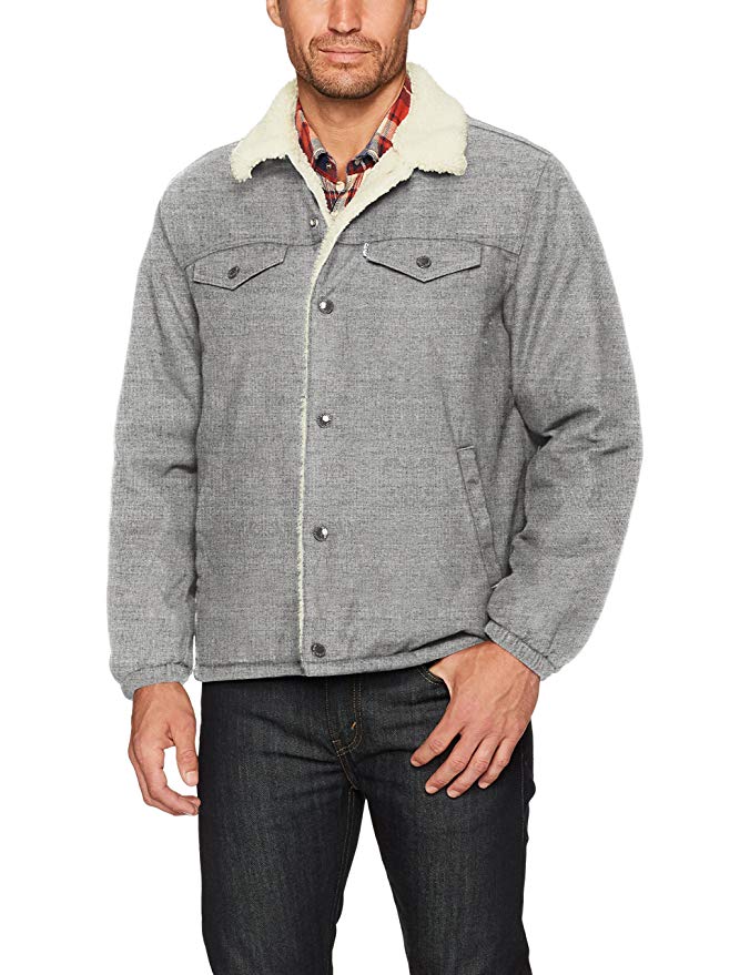 Levi's Men's Sherpa Coach Trucker Jacket