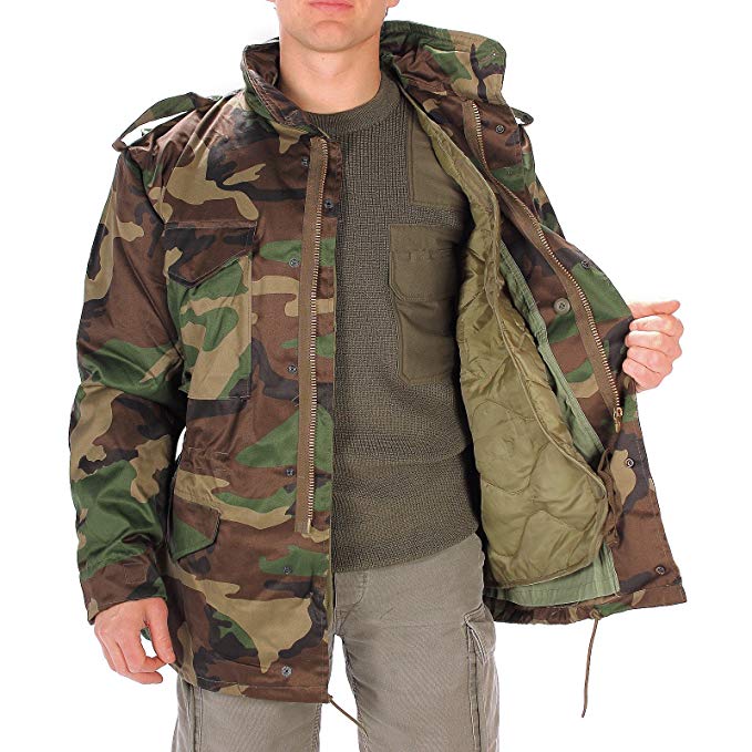 CamoOutdoor Men's M65 Woodland Field Jacket