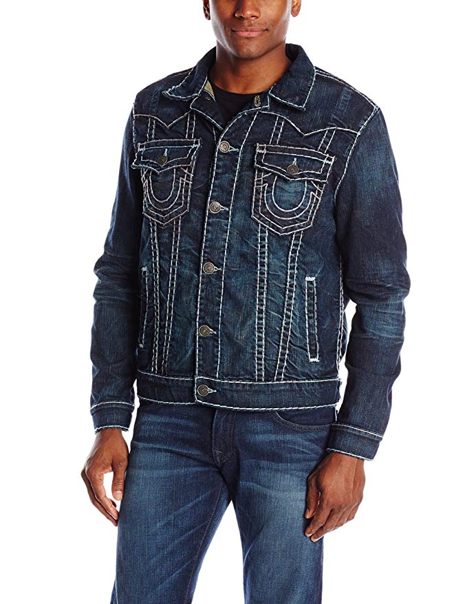 True Religion Men's Jimmy Western Jean Jacket