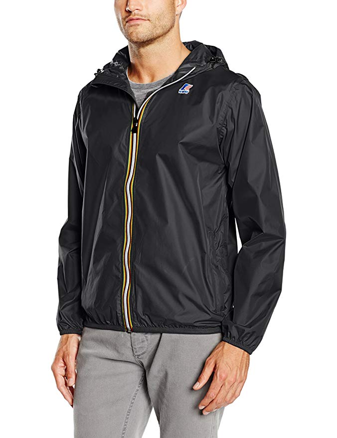 K-Way Men's Raincoat Le Vrai Claude 3.0 Black