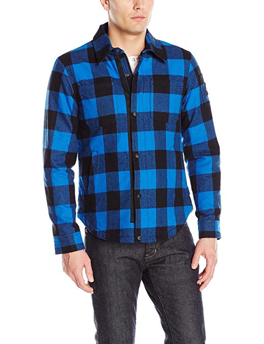 Moose Knuckles Men's Ross Flannel Shirt Jacket