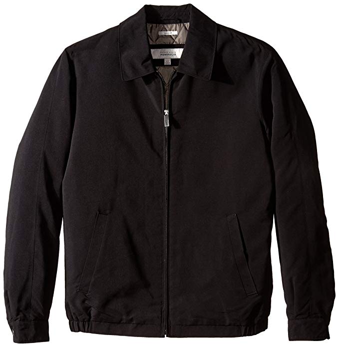 Perry Ellis Men's Tall 27 Inch Microfiber Golf Jacket