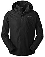 Eddie Bauer Men&#39;s Rainfoil Packable Jacket, Black Regular L