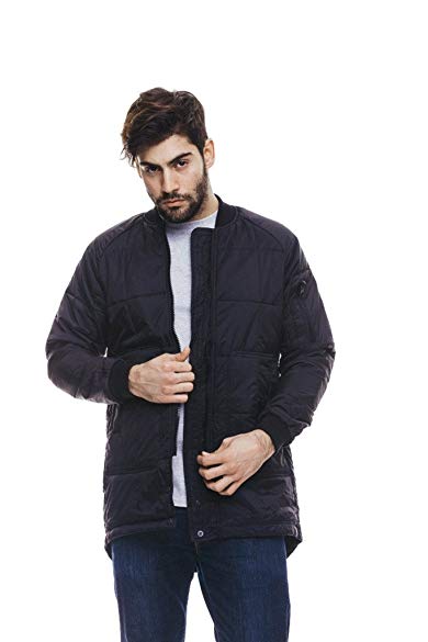 Krakatau - Men's Street Style Winter Parka Jacket - Inside Pockets