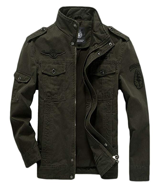 VSVO Men's Military Air Force Jackets