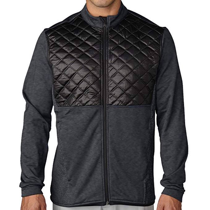 adidas Golf Men's Climaheat? Prime Quilted Full Zip Jacket