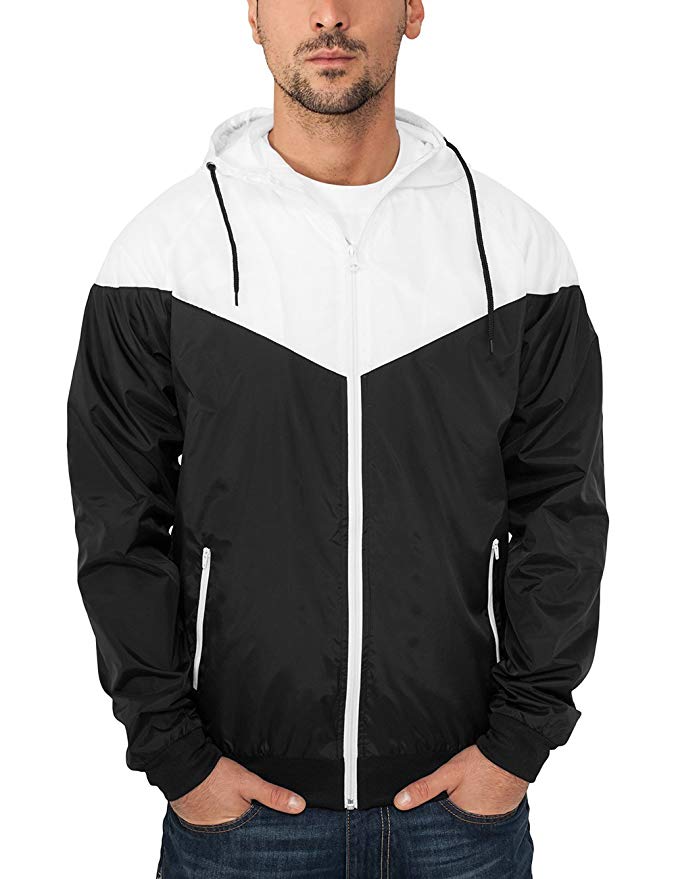 Urban Classics Mens Windbreaker Jacket TB148 Arrow Windrunner