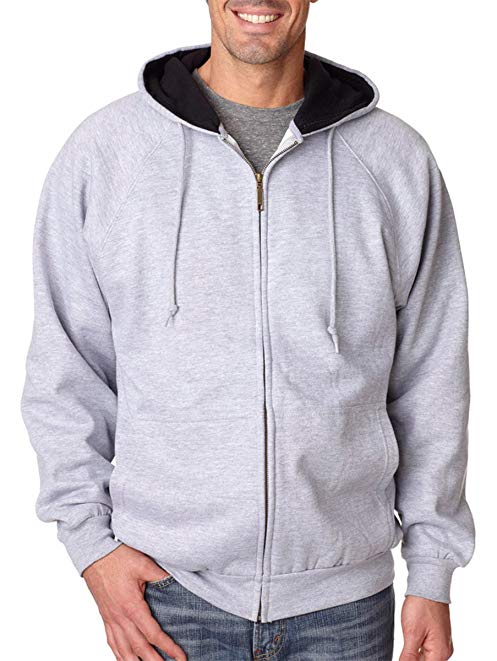 UltraClub Adult Rugged Wear Thermal-Lined Full-Zip Jacket