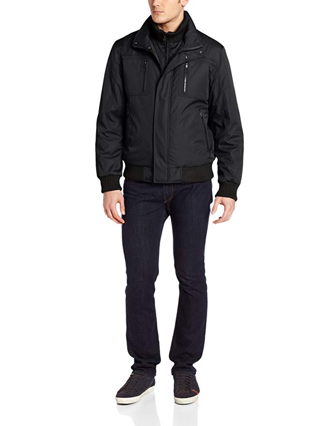 Calvin Klein Men's Rip-Stop Bomber Jacket