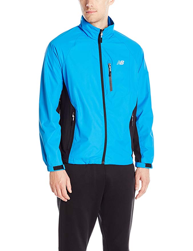 New Balance Men's Poly Jacket with All Motion Trim