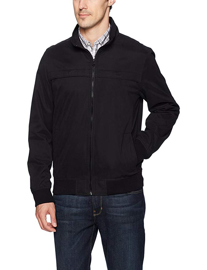 Dockers Men's Clayton Microtwill Golf Bomber Jacket